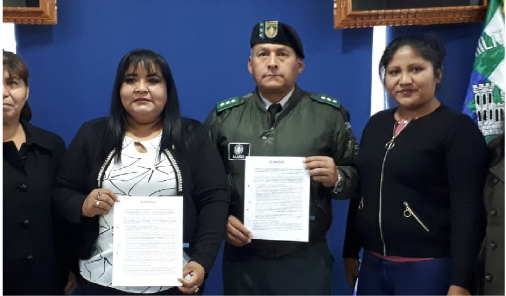 EMI Unidad Académica La Paz y el Municipio de Teoponte Firman Convenio