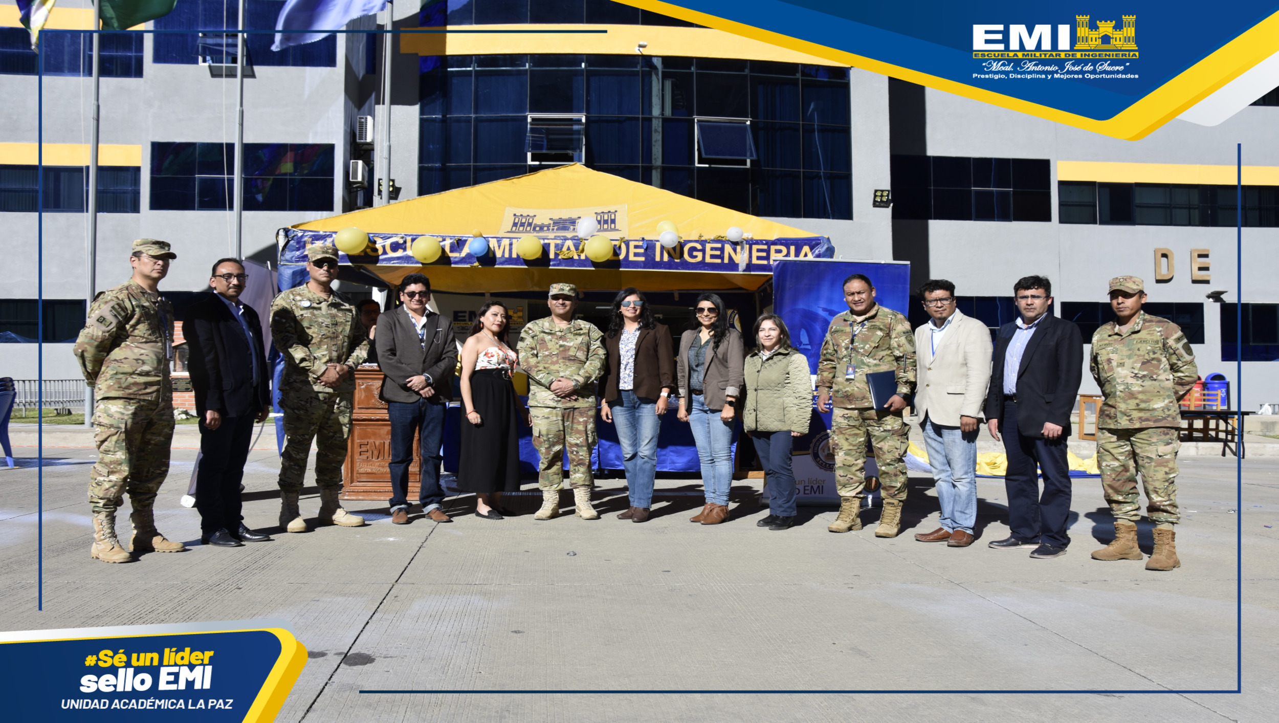 La Escuela Militar de Ingeniería - Unidad Académica La Paz concluye exitosamente las 1as Jornadas Empresariales de las carreras de Ingeniería Comercial e Ingeniería Financiera.