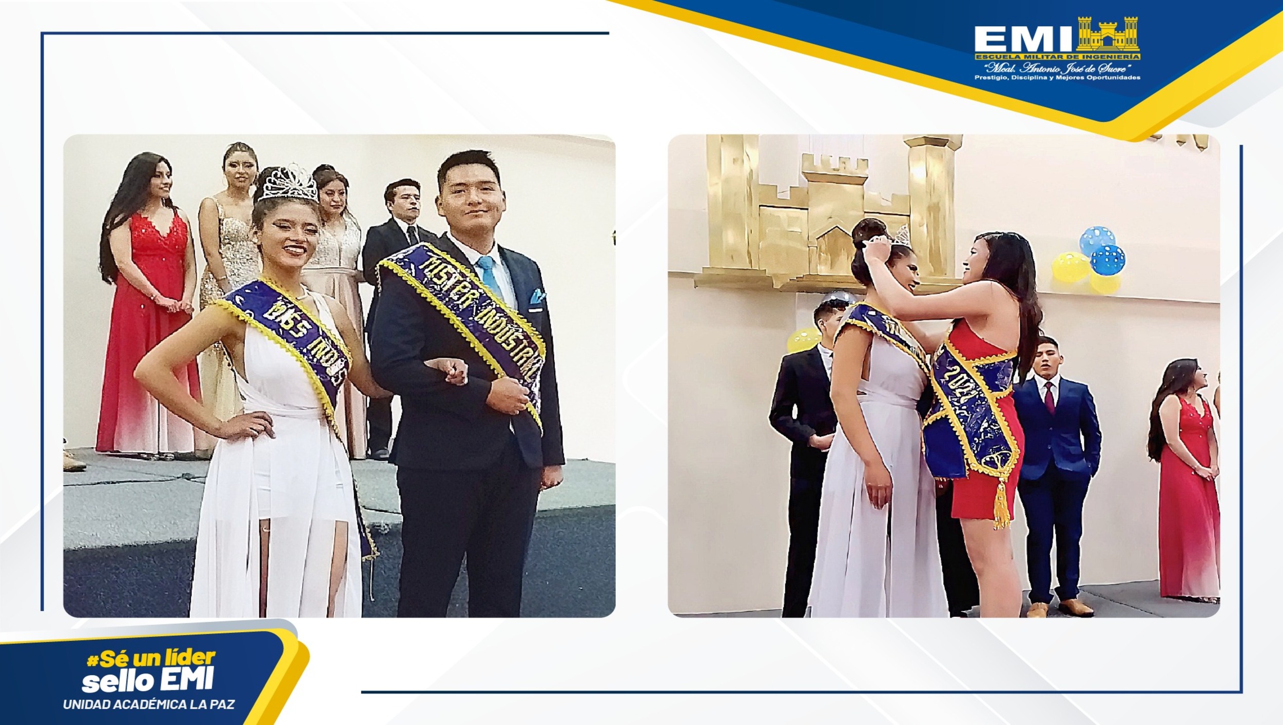 La Carrera de Ingeniería Industrial EMI - Unidad Académica La Paz celebra exitosa elección de Miss y Mister